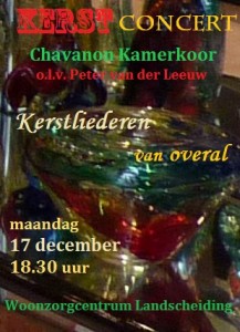 Poster Kerstconcert Landscheiding