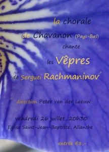 affiche Vespers definitief